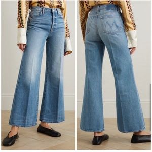 MOTHER Blue Flare & Wide Leg Jeans